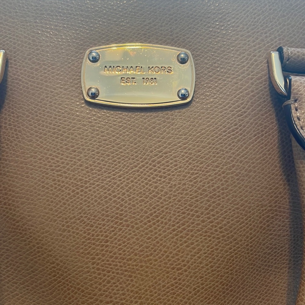 Tan Michael Kors purse